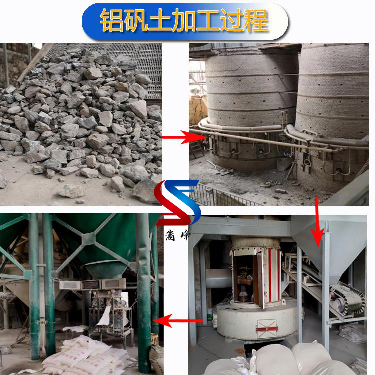 高铝水泥用铝矾土熟料加工过程