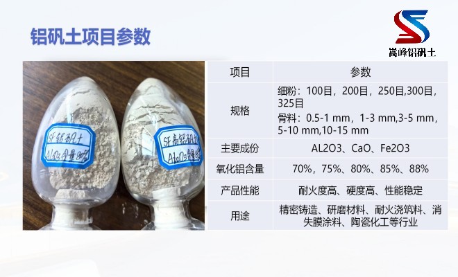 高铝矾土|熟料|骨料|铸造|消失模|细粉厂家|技术指标图 高铝矾土|熟料|骨料|铸造|消失模|细粉厂家|技术指标图